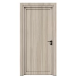 Premium modern wooden door, size 235 x 115 cm, gray color, thickness 6 cm, model TR17
