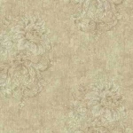 American floral wallpaper, size 10 m x 0.53 m, beige color, model EP6128  