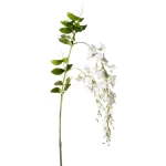 Lagurus Decorative Artificial Plant, white color, length 120 cm
