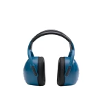 Electronic earmuffs protection, blue color