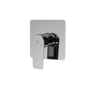 Shiny Chrome Shower Mixer Single Outlet Pressure 15 Bar 12.4x13x13 cm | 
