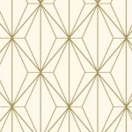 ورق حائط نقشات طول 15.6 م، عرض 100 سم، لون بيج مع بني 