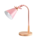 Compact Modern Table Lamp, 65 cm Height, 15 cm Width, Pink Color