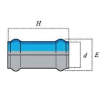 UPVC Rubber Coupling without Register Diameter  75 mm Height 280 mm Gray Color | Aqtar Najd Factory