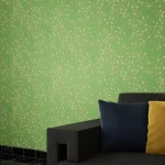 ورق جدران نقشات، مقاس 10 م×50 سم، لون اخضر