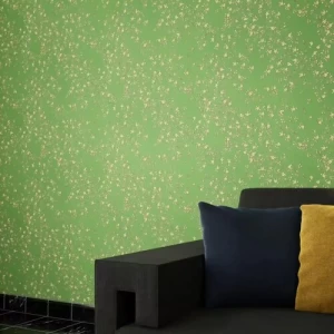 Patterned Wallpaper Size 10 mx50 cm Green Color | 
