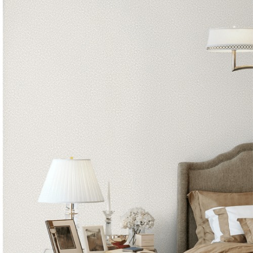 Plain Vinyl Wallpaper 15.6m×106cm Light Gray | Luxury line