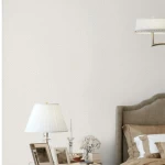 ورق جدران سادة فينيل 15.6 م×106 سم، لون رصاصي فاتح