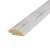 Wooden Parquet End Board, Height 8 cm, Length 240 cm, Off white