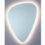 LED Mirror, Drop Shape, Size 80 x 60cm, Thickness 4 mm