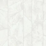 Italian geometric wallpaper, size 10 m x 1.06 m, off white color, model 83635 