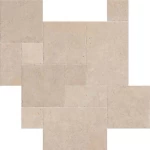 بلاط بورسلان للأرضيات Ostuni، لون بيج، سطح خشن مقاوم للانزلاق، مقاس 21.5×44 سم، سماكة 10 مم