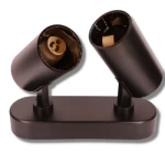 كشاف تراك لايت متحرك 360 درجة مجوز، مقاس الدائرة الأسطوانية قطر 6 سم، لون أسود