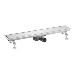 صفاية صرف للحمام 60×10 سم، لون كروم | N116.1060