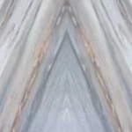 لوح بديل رخام ديكوري، لون رمادي وأزرق، مقاس 122× 280 سم