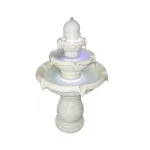 Luxury ceramic fountain, white color, size 115x75 cm, model 12100