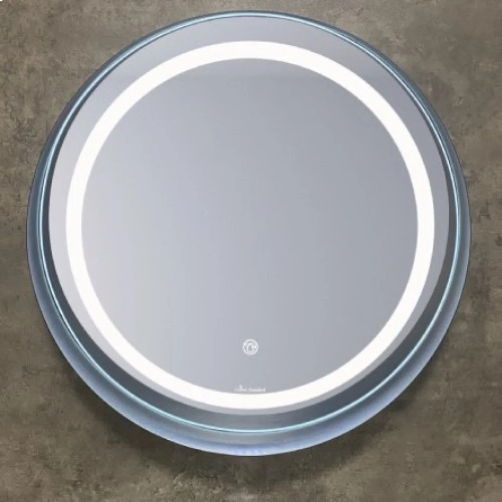 Lighted Bathroom Mirror Circular Shape 80x80cm 4mm Thickness Light Gray | Al Muhaidib Sanitary and Ceramic