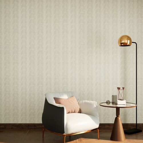 Patterned Design Wallpaper Size 10 m x 50 cm Ivory Color | GF62093