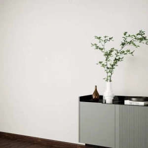 ورق جدران تصميم سادة، مقاس 10 م×50 سم، لون اوف وايت | A8020405