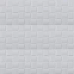 3D Wall Board Size 50x50 cm, White Color