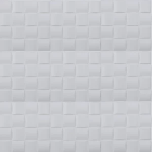 لوح حائط 3D مقاس 50×50 سم، لون ابيض | 