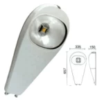 كشاف شوارع مقاس، 657×335 مم، لون الإضاءة 2700-6500 كلفن، مصنع الأنوار