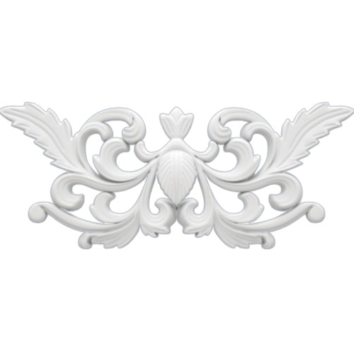 PU Foam Ceiling Decorations 47x19 cm, White Color | Zakharef factory