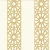 Patterned Wallpaper, Length 15.6 meters, Width 100 cm, beige and gold Color