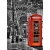 Mural image youthful design, size 183×254 cm, gray with red color