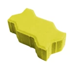 بلاط رصيف انترلوك يوني  براند الارمك  سمك  6 سم اللون اصفر