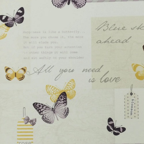 Vinyl Wallpaper Youthful Design 15.6m×106cm Yellow Black Beige | Luxury line