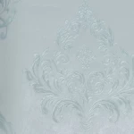 ورق حائط تصميم مشجر، لون سماوي فضي كاديتي، مقاس 15.6 م×106 سم، موديل 2-1140