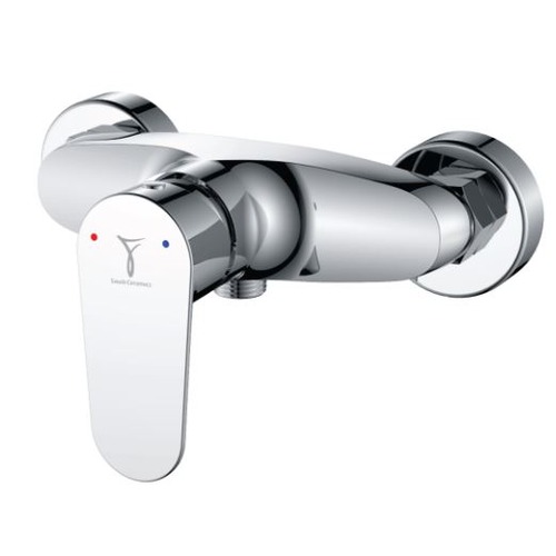 Chrome Shower Mixer STARK Model, Chrome Color | Saudi Ceramics