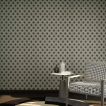 ورق جداري هندسي، طول 10 م، عرض 50 سم، رمادي