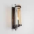 Wall Light, 44 cm Height, 8 cm Width, Black Color