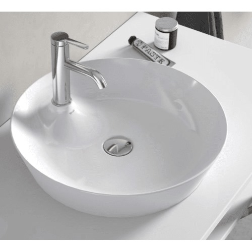 Countertop Round Wash Basin Diameter 480 mm, Brilliant White | Hatch Company