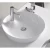 Countertop Round Wash Basin Diameter 480 mm, Brilliant White Color