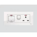 فيش فرن دي 3 بيانو، لون أبيض، أبعاد 7×14 سم، 45 أمبير