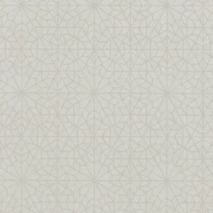 Geometric Design Wall Covering 10m x 0.53m Gray Color | Abyat Company