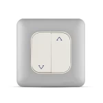 مفتاح ستارة مزدوج 10 أمبير، لون فضي فاتح، 7×7 سم، 250 فولت | سبكترا