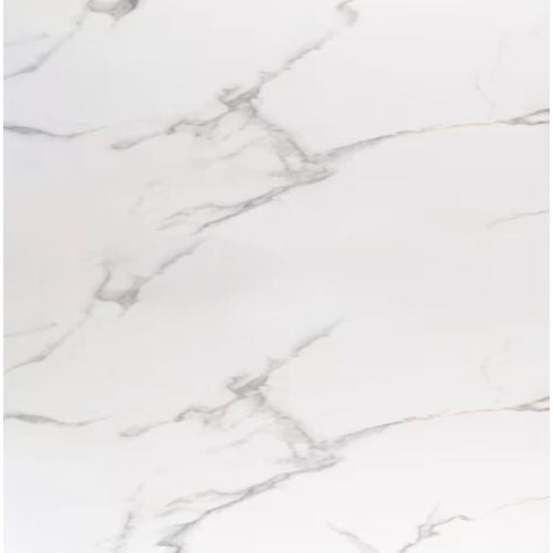 Marble Alternative Size 290 x 120 cm Rectangle White with Gray Veins | Luxury line