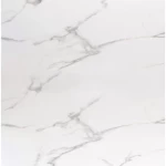 بديل رخام مقاس 290 × 120 سم مستطيل لون ابيض بعروق رصاصى 