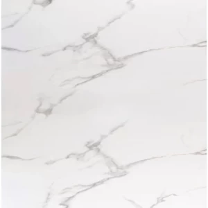 Marble Alternative Size 290 x 120 cm Rectangle White with Gray Veins | Luxury line