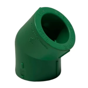 PPR Elbow 45 Degree 110 mm Pressure 25 Bar Green | Thermal pipes factory (TPF)