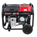 Single phase electric generator, maximum capacity 5 kW, tank capacity 18 gallons, Senci Brand