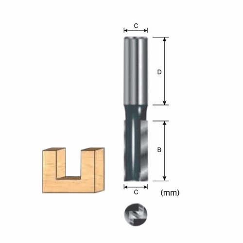 Straight Milling Bit 10 mm Size, Durable High Quality | Makita by ARAB PROS COMPANY