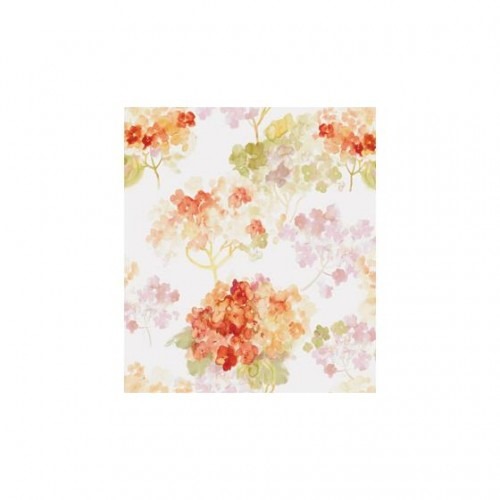 ورق جدران امريكي طول 10 م، عرض 0.53 م، لون بيج مع برتقالي | شركة بالبيد للديكور
