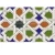 Moroccan Ceramic Tera Relief Cobalto, Size 28x14 cm, 8.5 mm Thickness