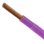 سلك 8 AWG سعودي امريكي THHN/THWN نحاس مجدول 600 فولت، عزل PVC مغلف نايلون، لون بنفسجي | كابلات الشرقية