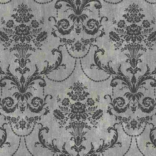 American Classic Wallpaper 10 m x 0.53 m Gray, Model EP6149 | Balbaid Decor Company